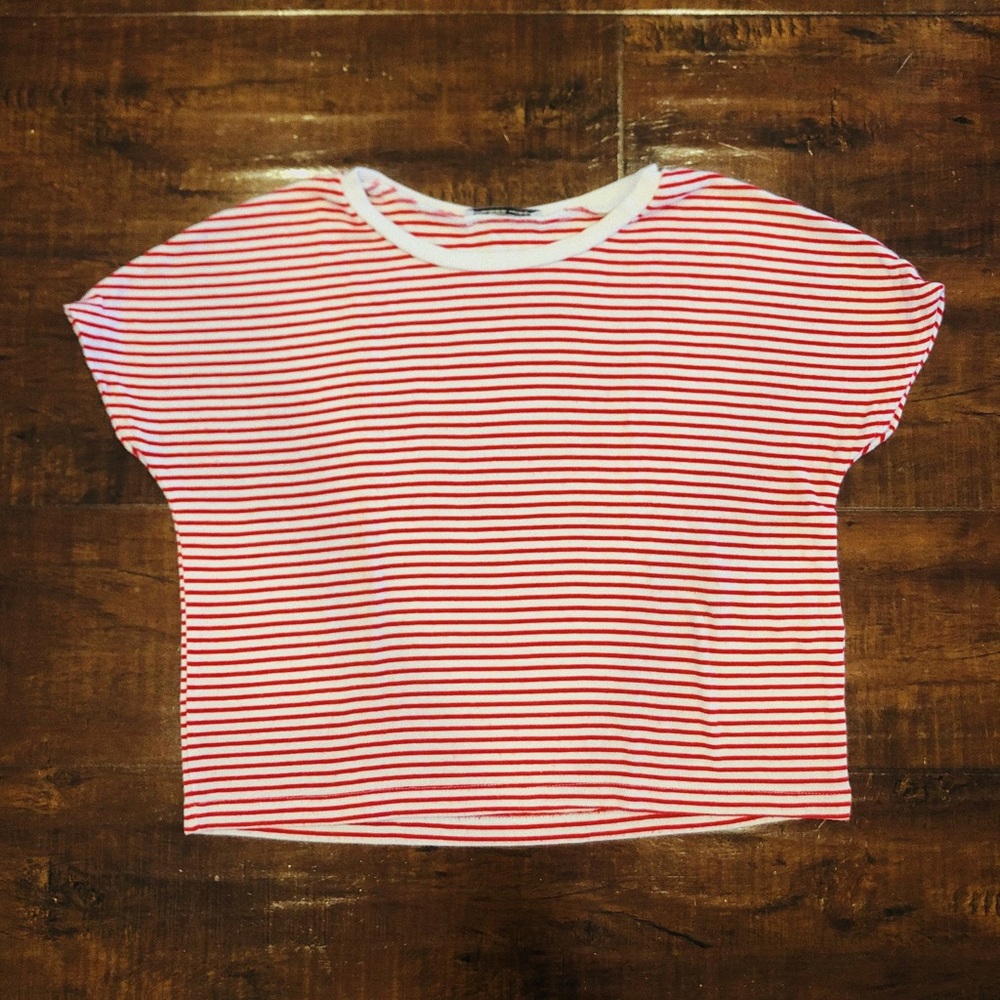 Pre-loved Zara Cropped Striped Top ✨